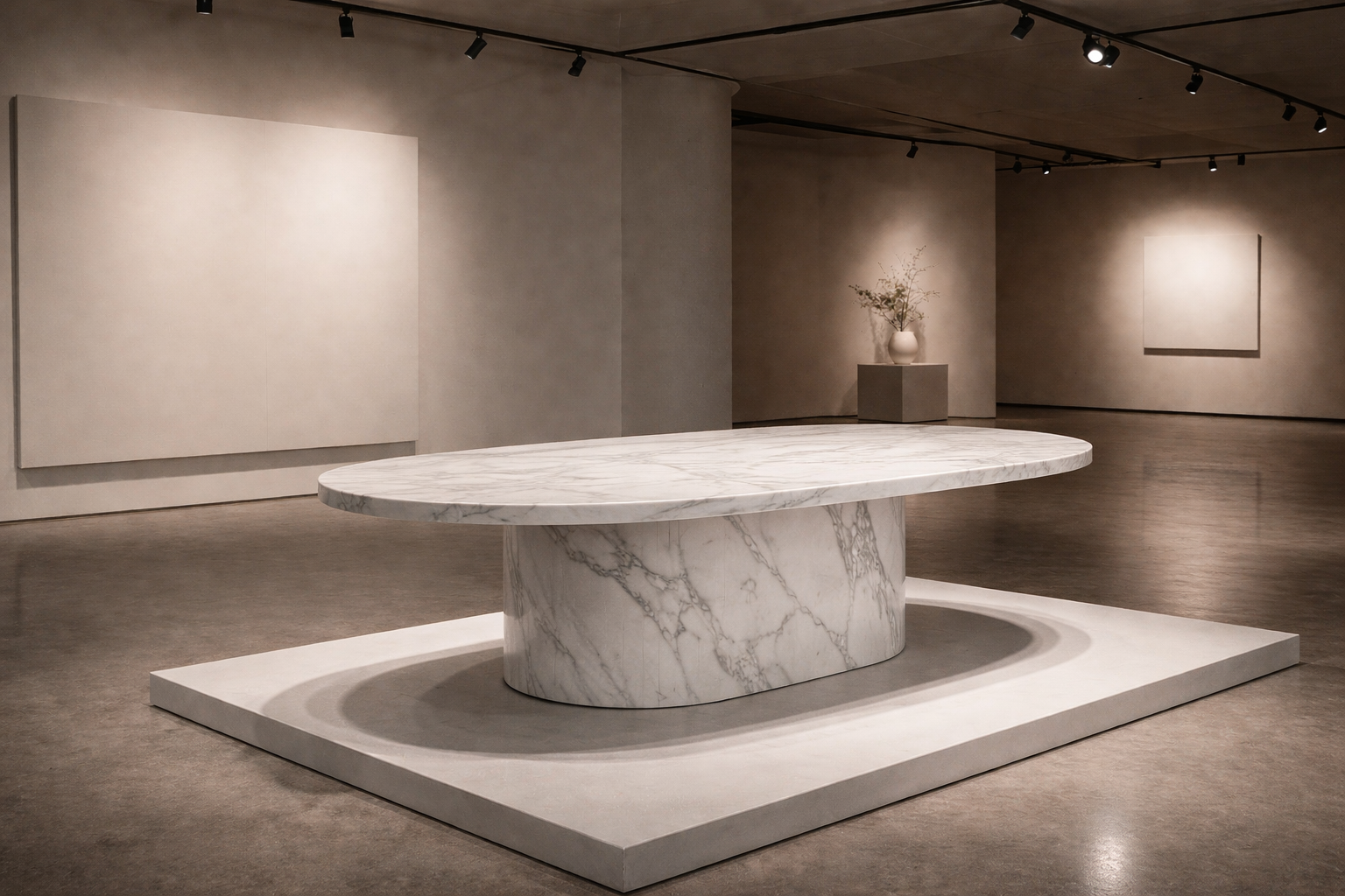 Ellipse Core Stone Table
