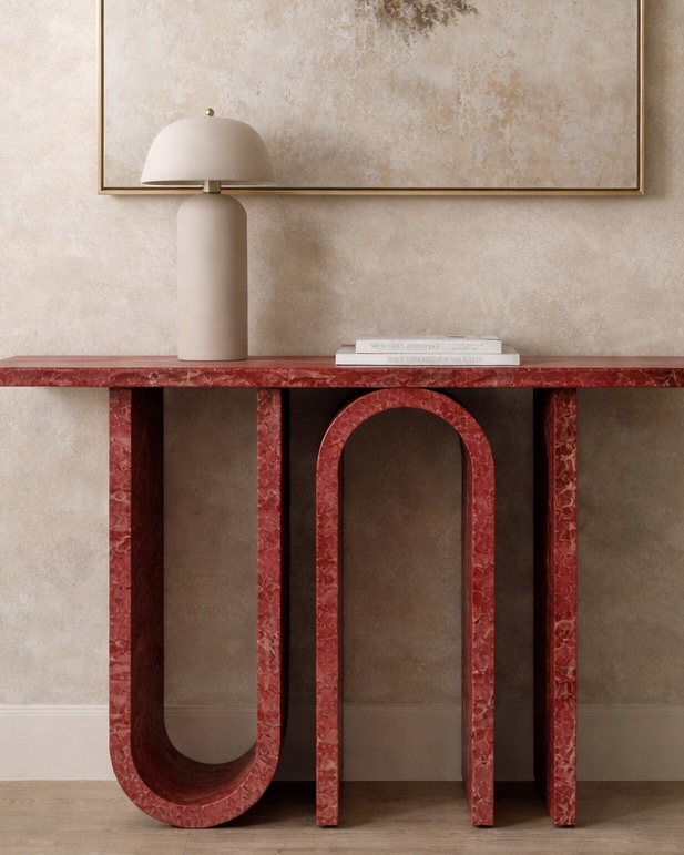 Symmetry Arc Console Table - View 2