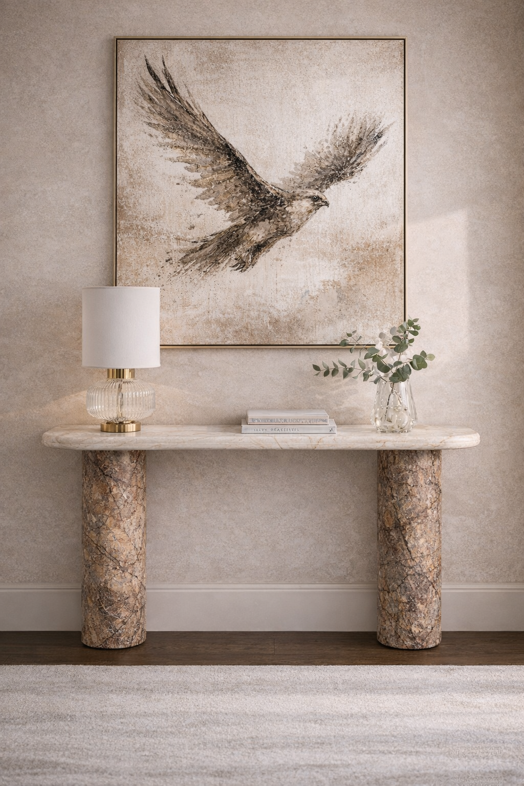Vertico Fluted Console Table