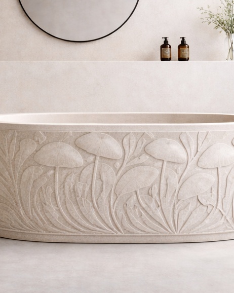 Cubensis Sculpted Bath - View 2
