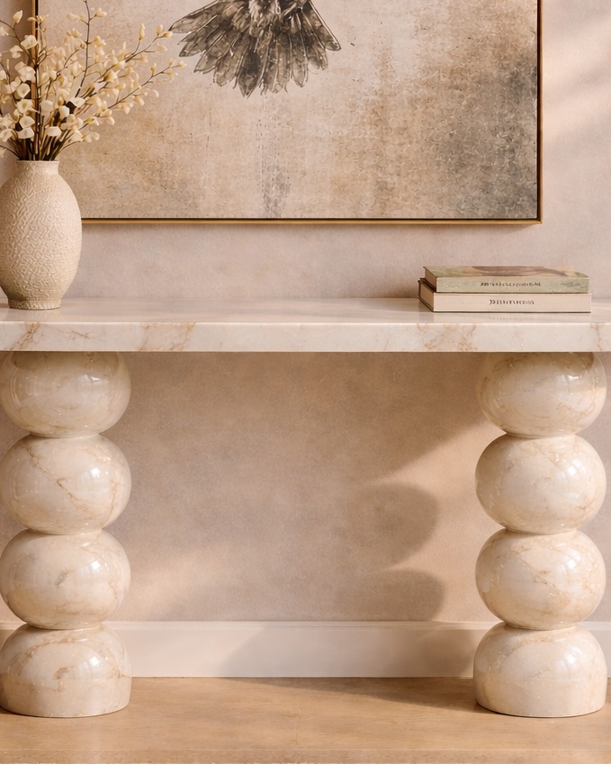 Celestia Sphere Console Table - View 2