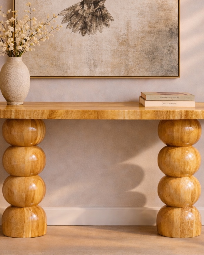 Celestia Sphere Console Table - View 2