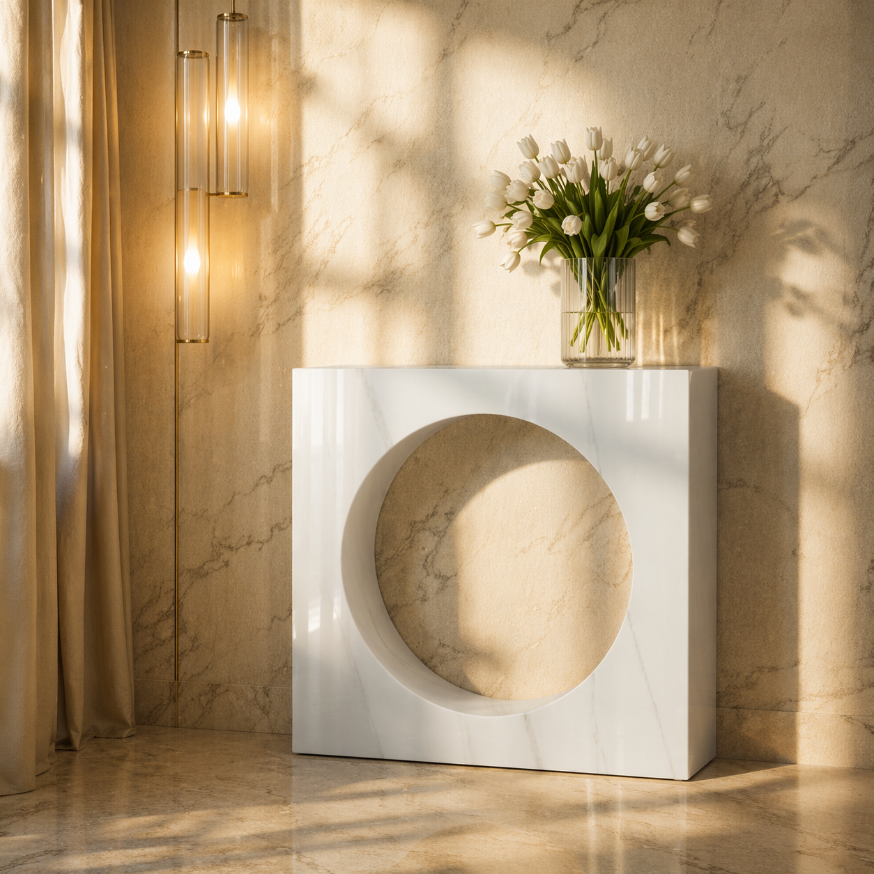 Aurelia Ring Stone Console