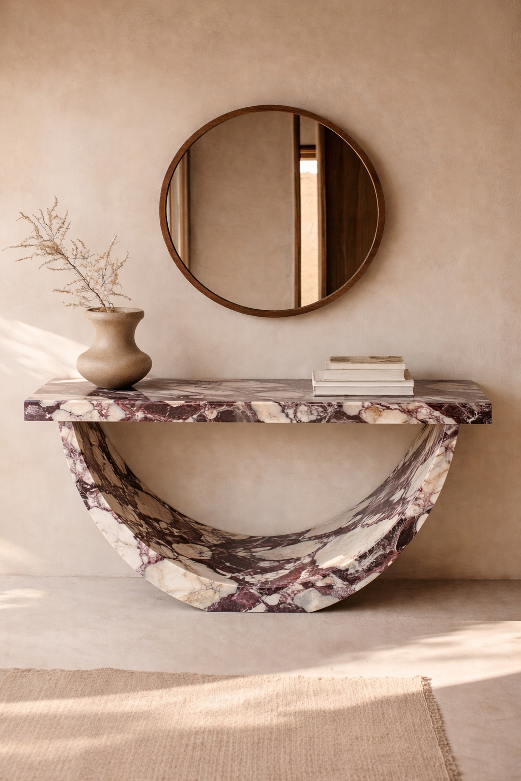 Half-Moon Arch Console Table