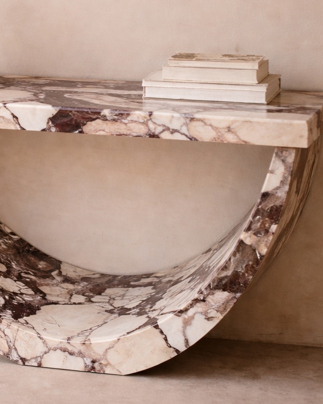 Half-Moon Arch Console Table - View 3