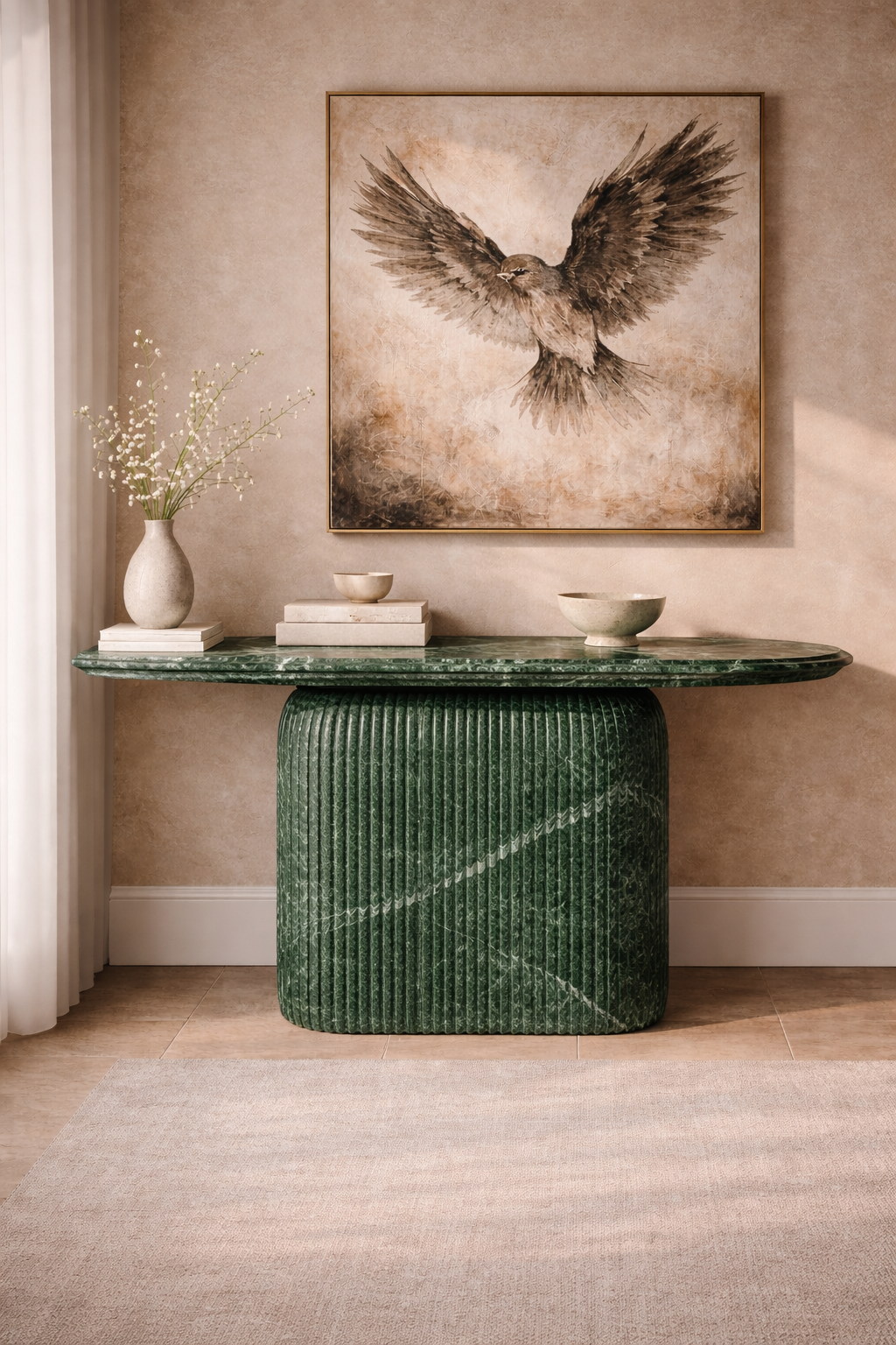 Ebon Crest Console Table