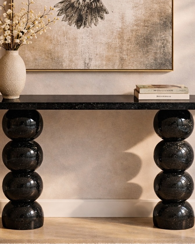 Celestia Sphere Console Table - View 2