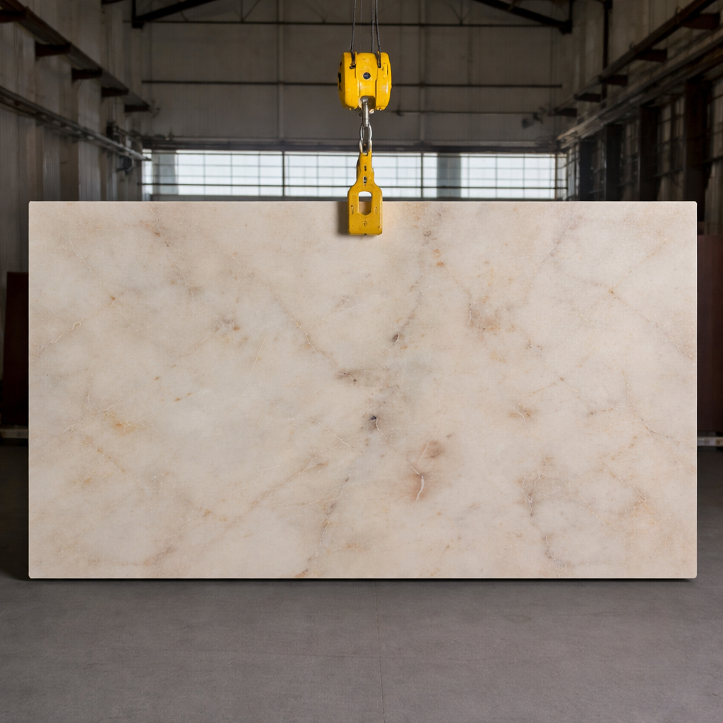 Natural Marble - Red Glacier Silk
