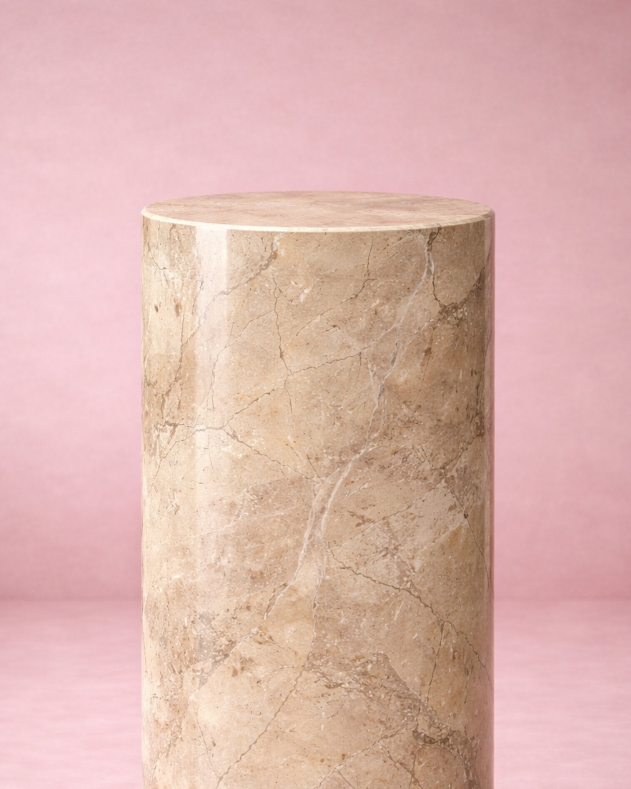 Rod Plinth - Beige Romano