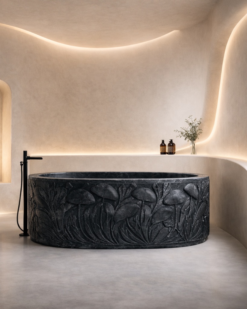 Cubensis Sculpted Bath - View 5