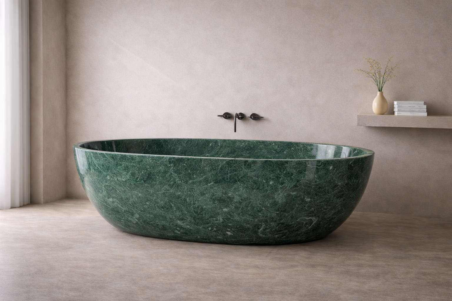 Rustica Oval Soaking Bath - View 2