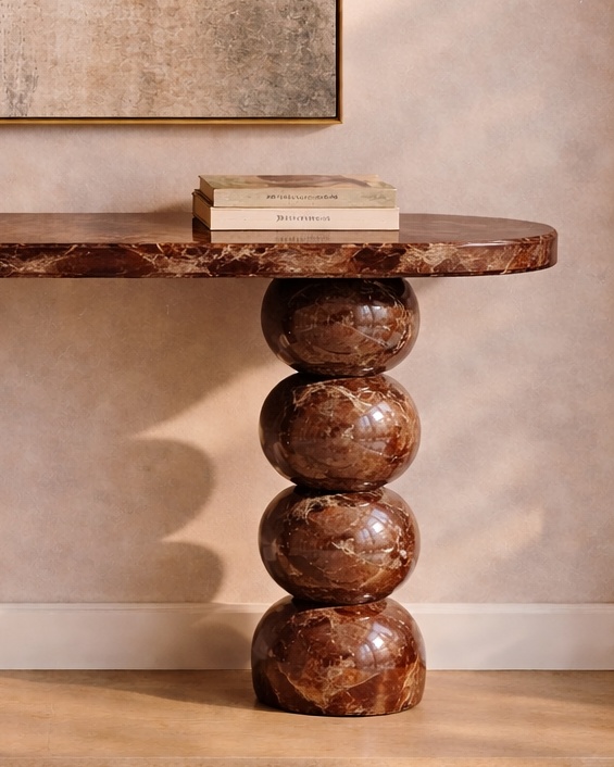 Celestia Sphere Console Table - View 3