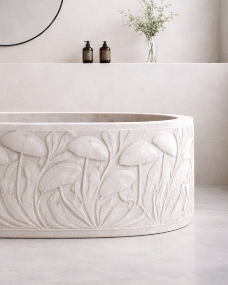 Cubensis Sculpted Bath - View 3
