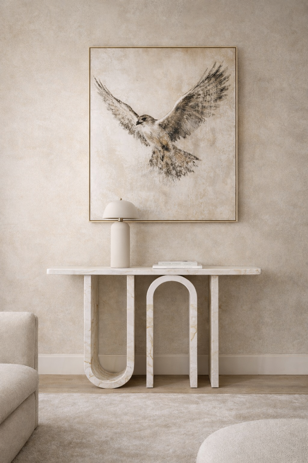Symmetry Arc Console Table