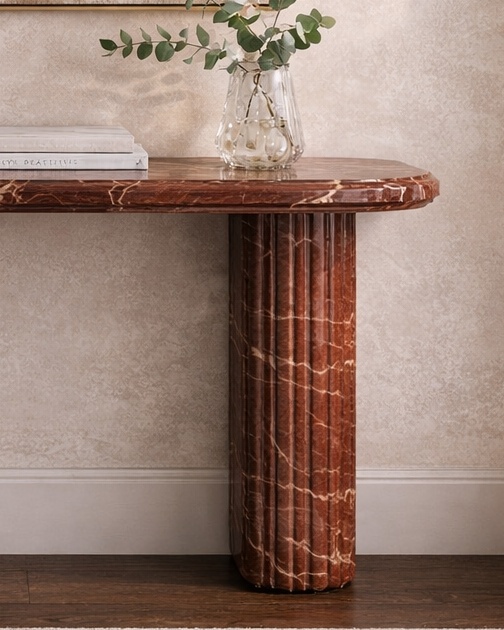 Vertico Fluted Console Table - View 3