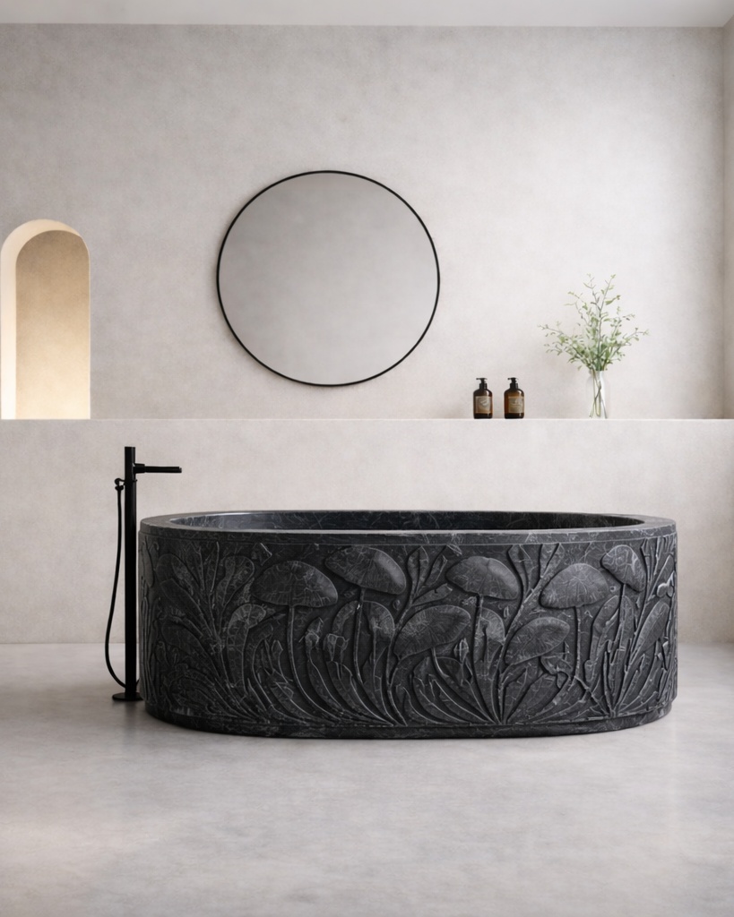 Cubensis Sculpted Bath - View 1