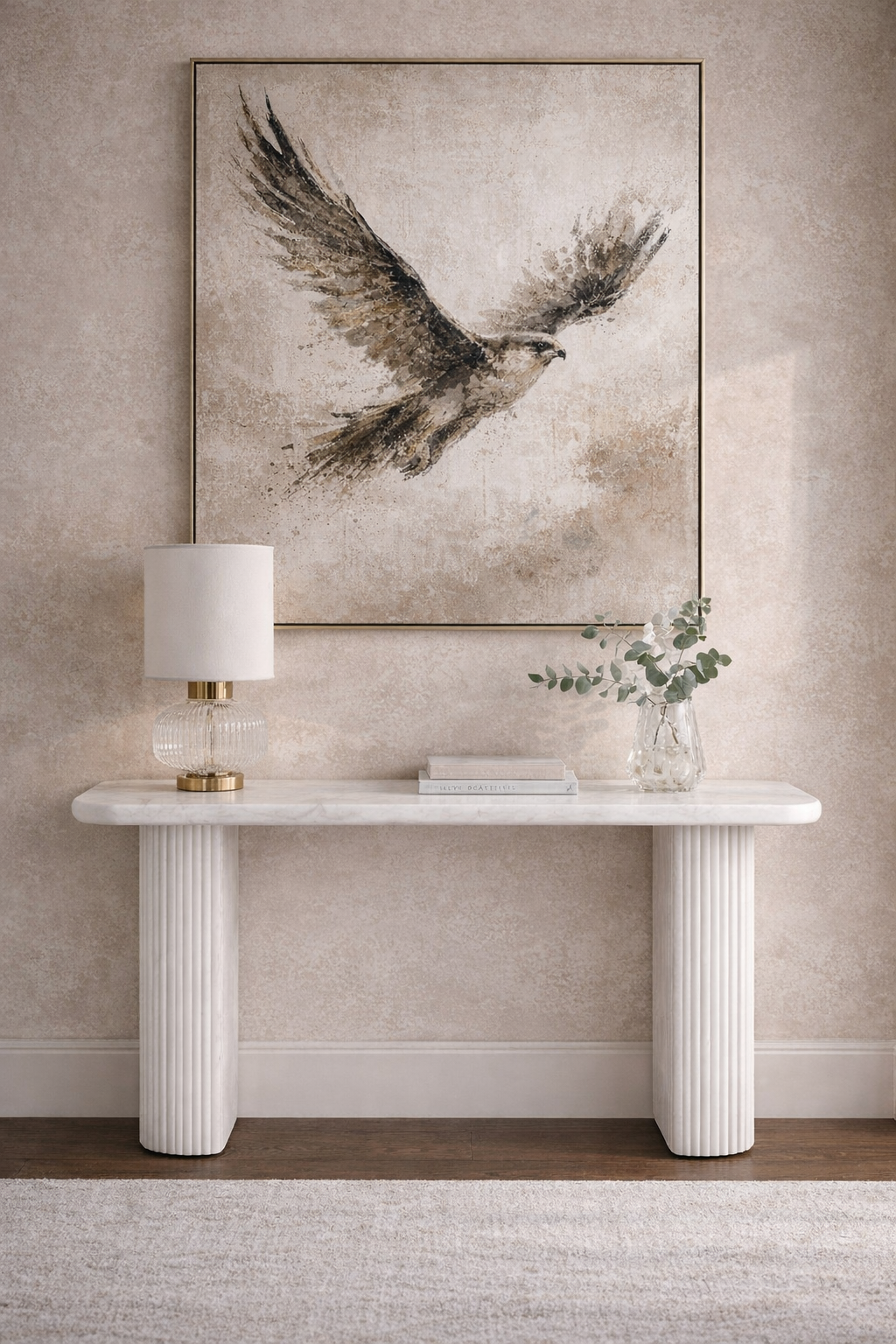Vertico Fluted Console Table
