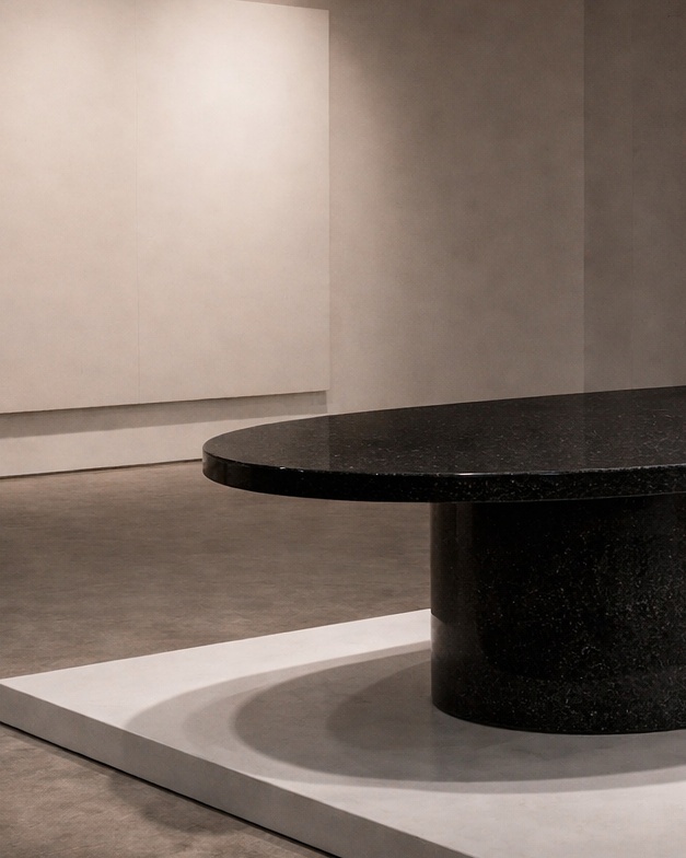 Ellipse Core Stone Table - View 3