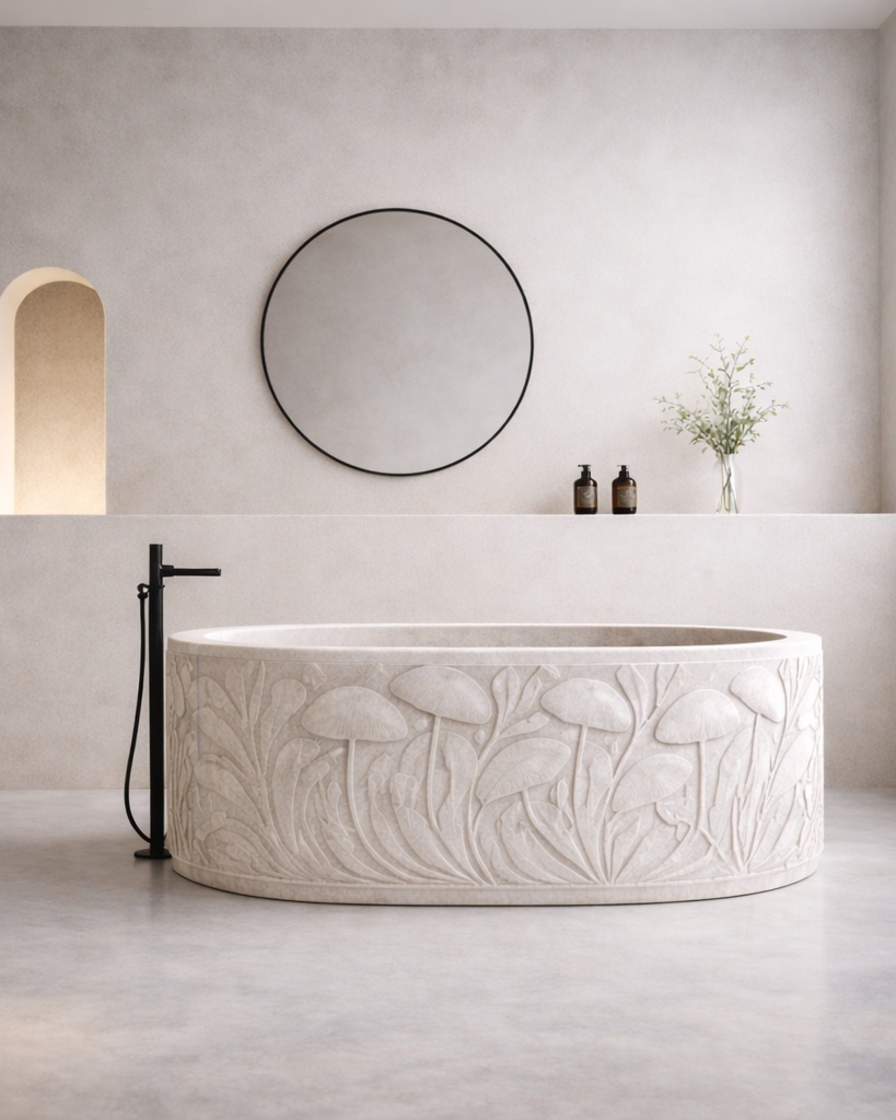 Cubensis Sculpted Bath - View 1