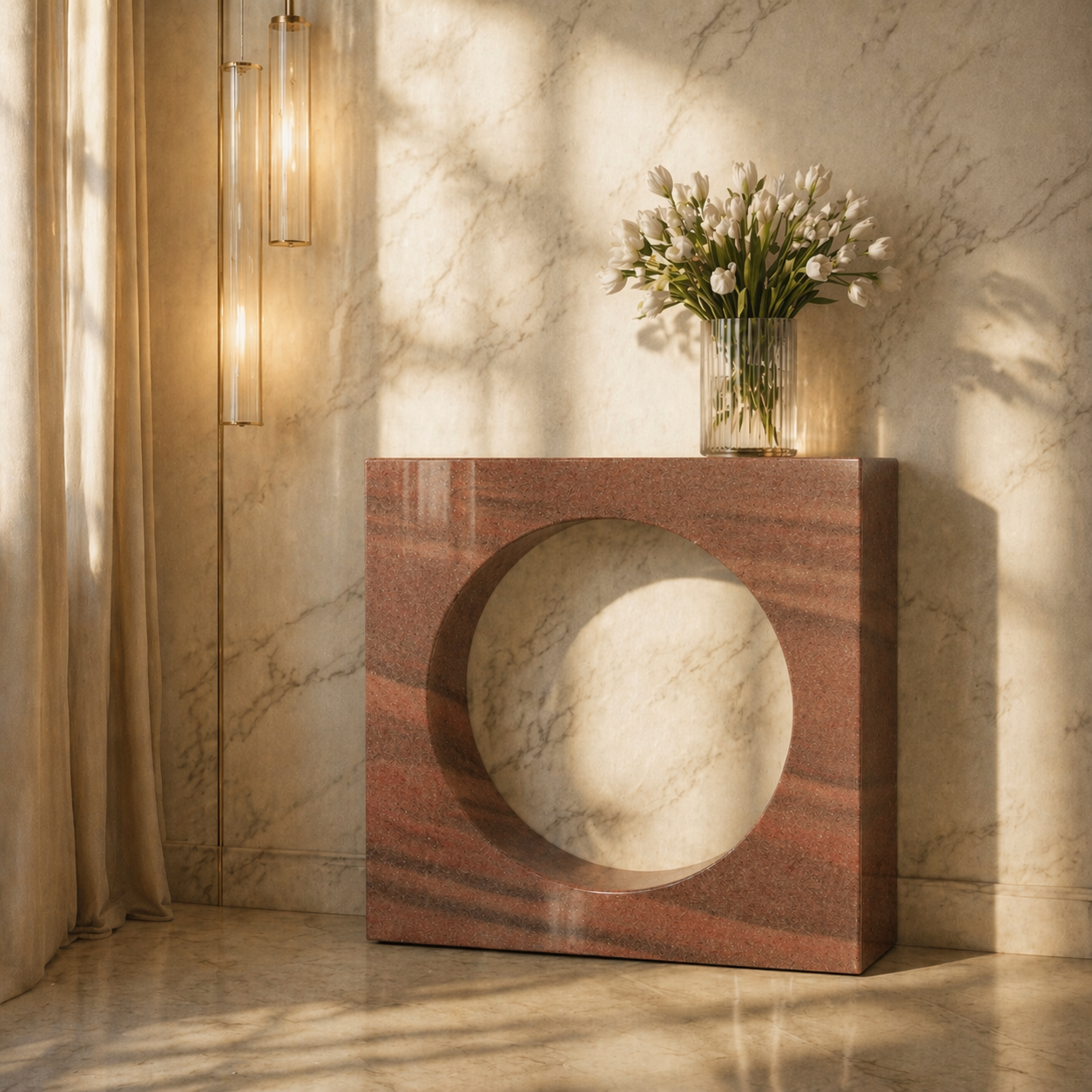 Aurelia Ring Stone Console