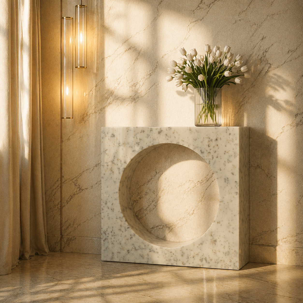 Aurelia Ring Stone Console