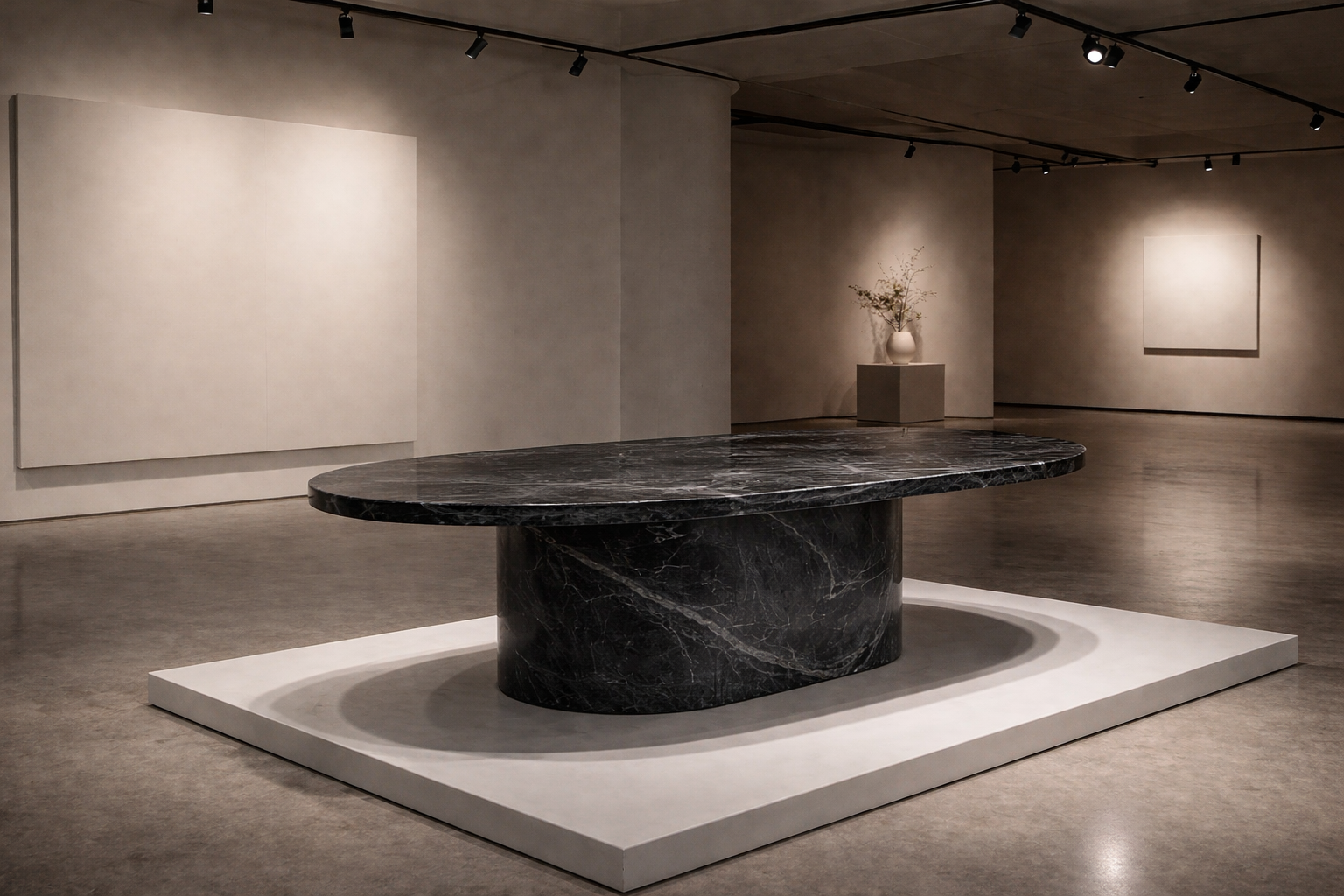 Ellipse Core Stone Table