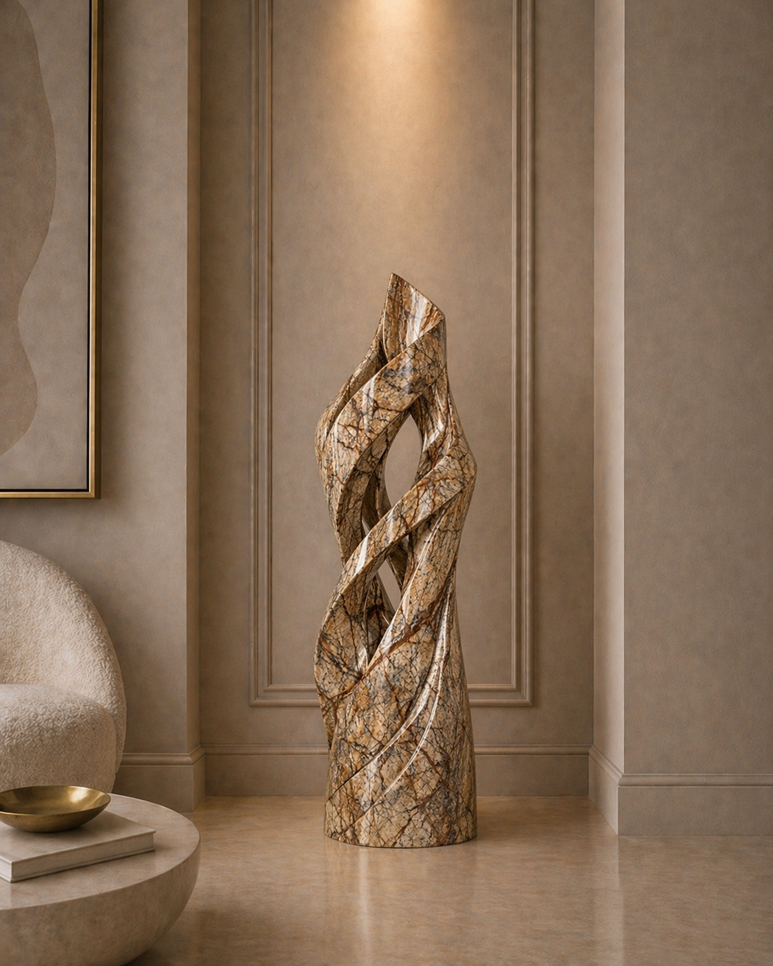 Noctra Infinity Column - Beige brown Aurex