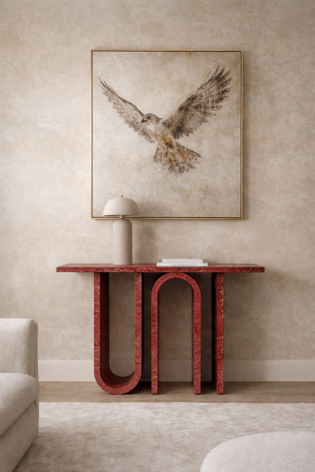 Symmetry Arc Console Table