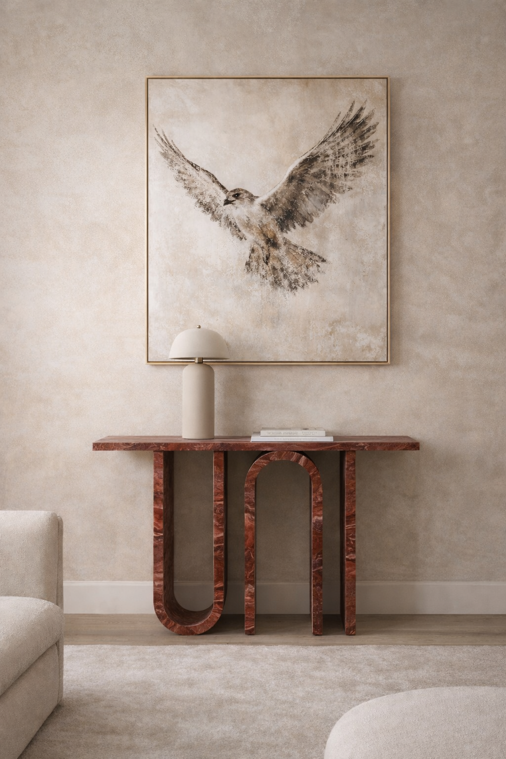Symmetry Arc Console Table