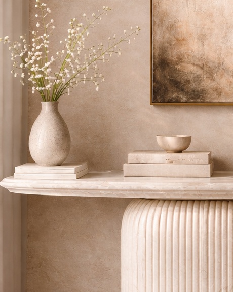 Ebon Crest Console Table - View 3