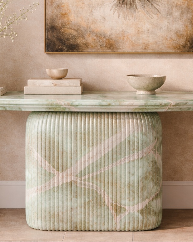 Ebon Crest Console Table