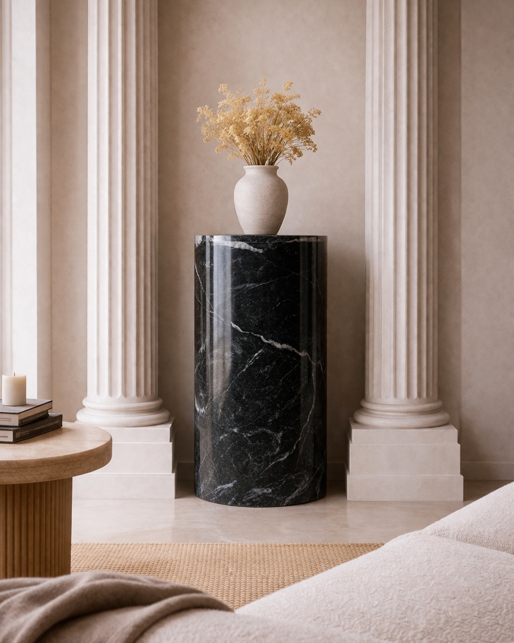 Rod Plinth - Black valeriano