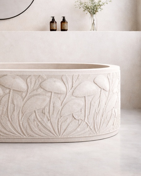 Cubensis Sculpted Bath - View 3