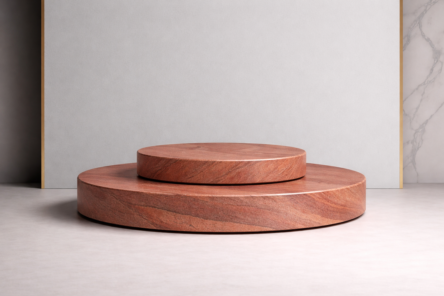 Halo Tier Marble Podium - Desert Crown