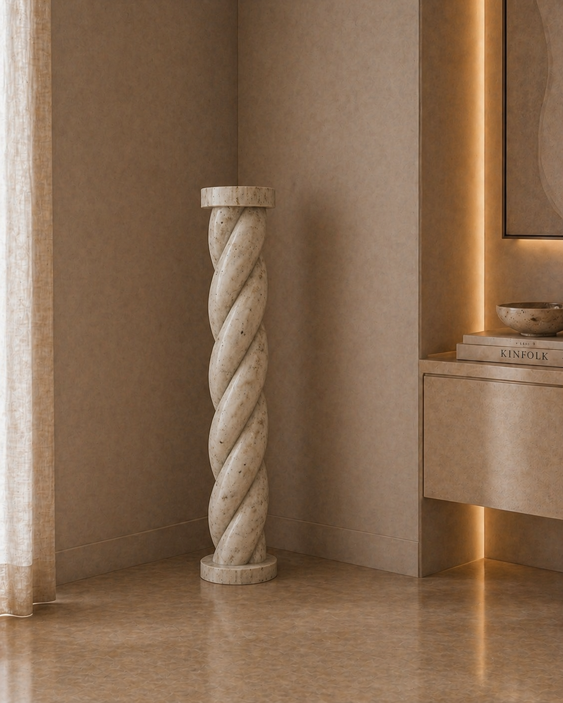 Helixa Stone Plinth - View 1