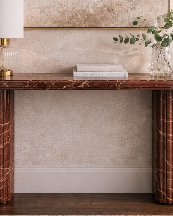 Vertico Fluted Console Table - View 2
