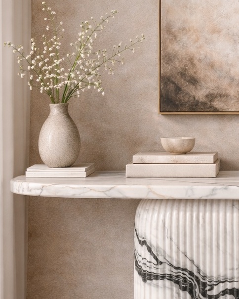 Ebon Crest Console Table - View 3
