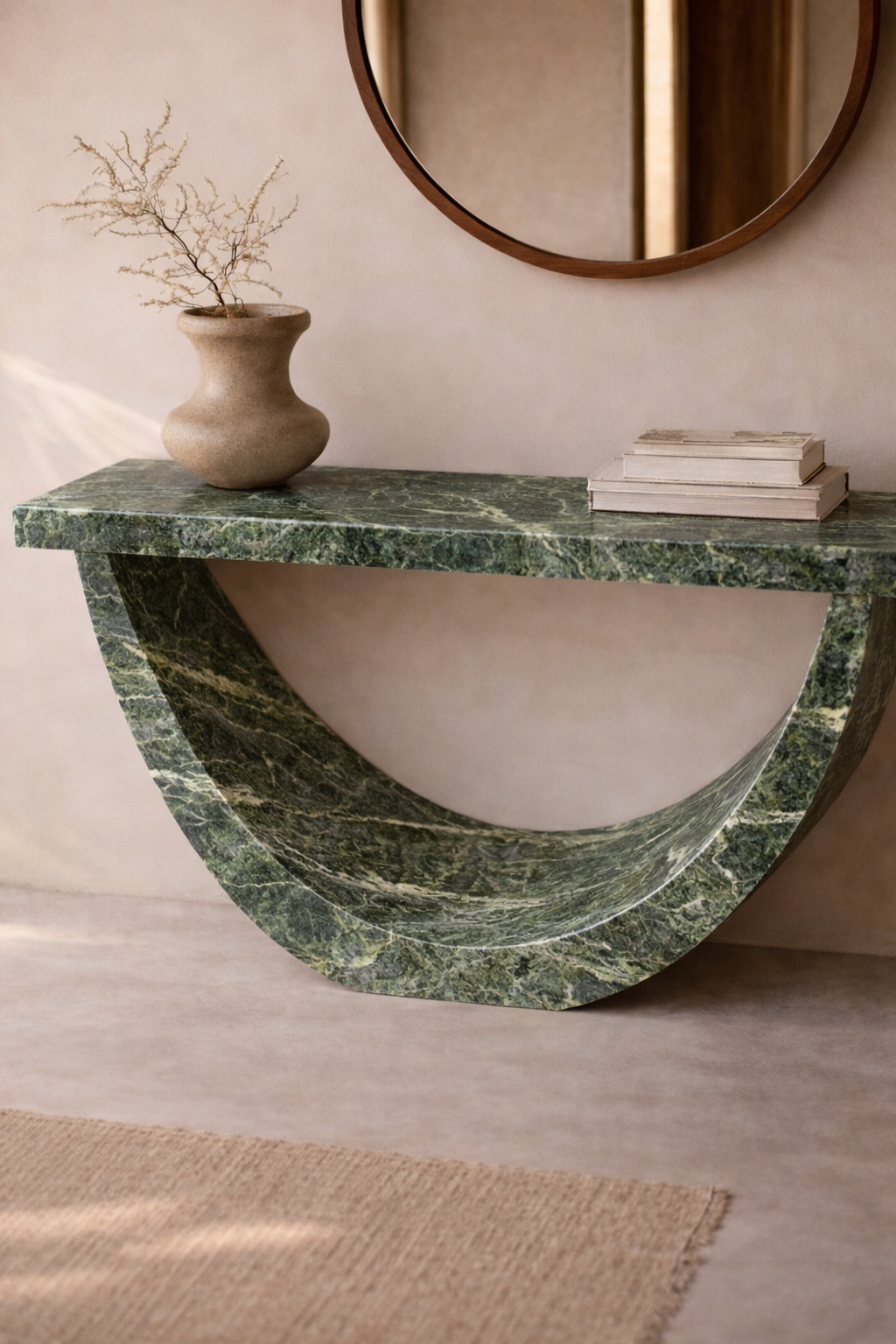 Half-Moon Arch Console Table - View 2