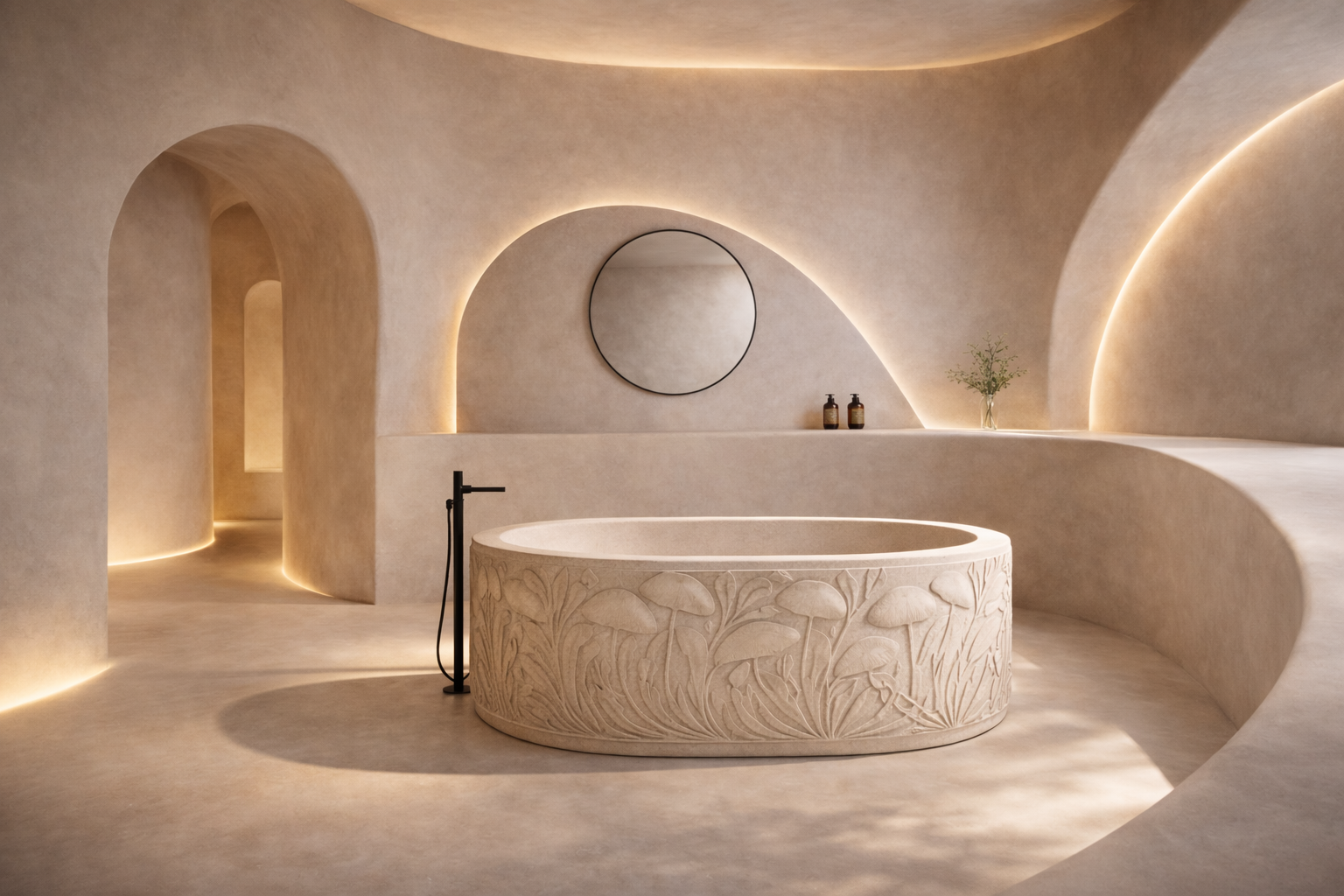 Cubensis Sculpted Bath - View 5