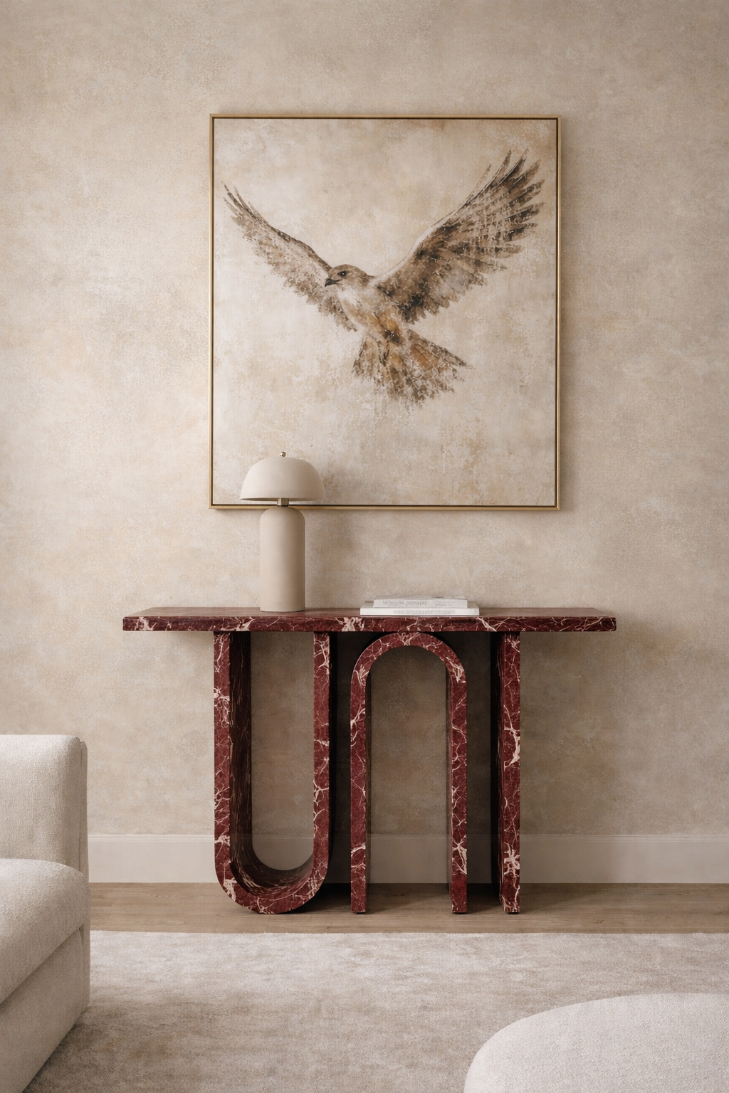 Symmetry Arc Console Table