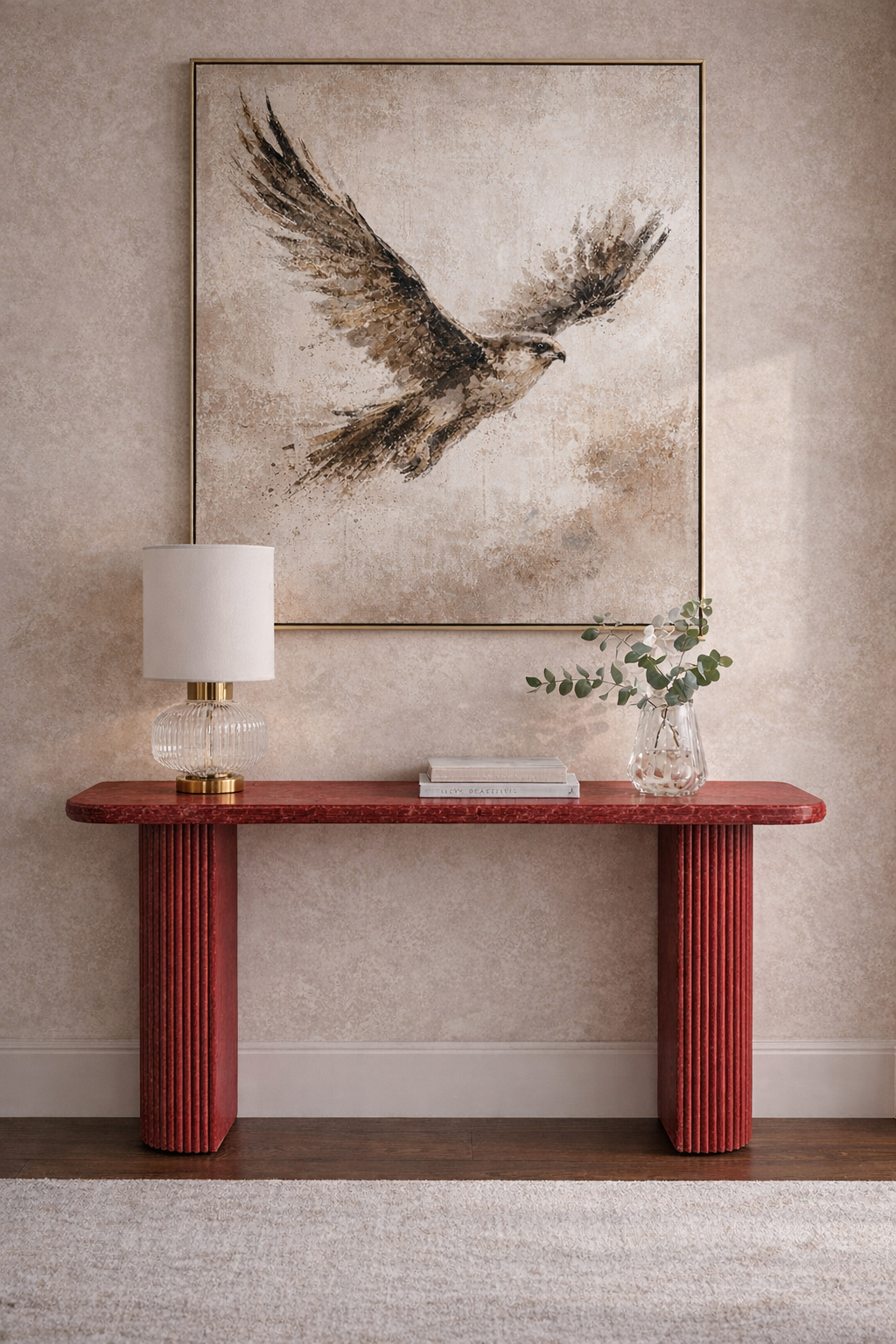 Vertico Fluted Console Table