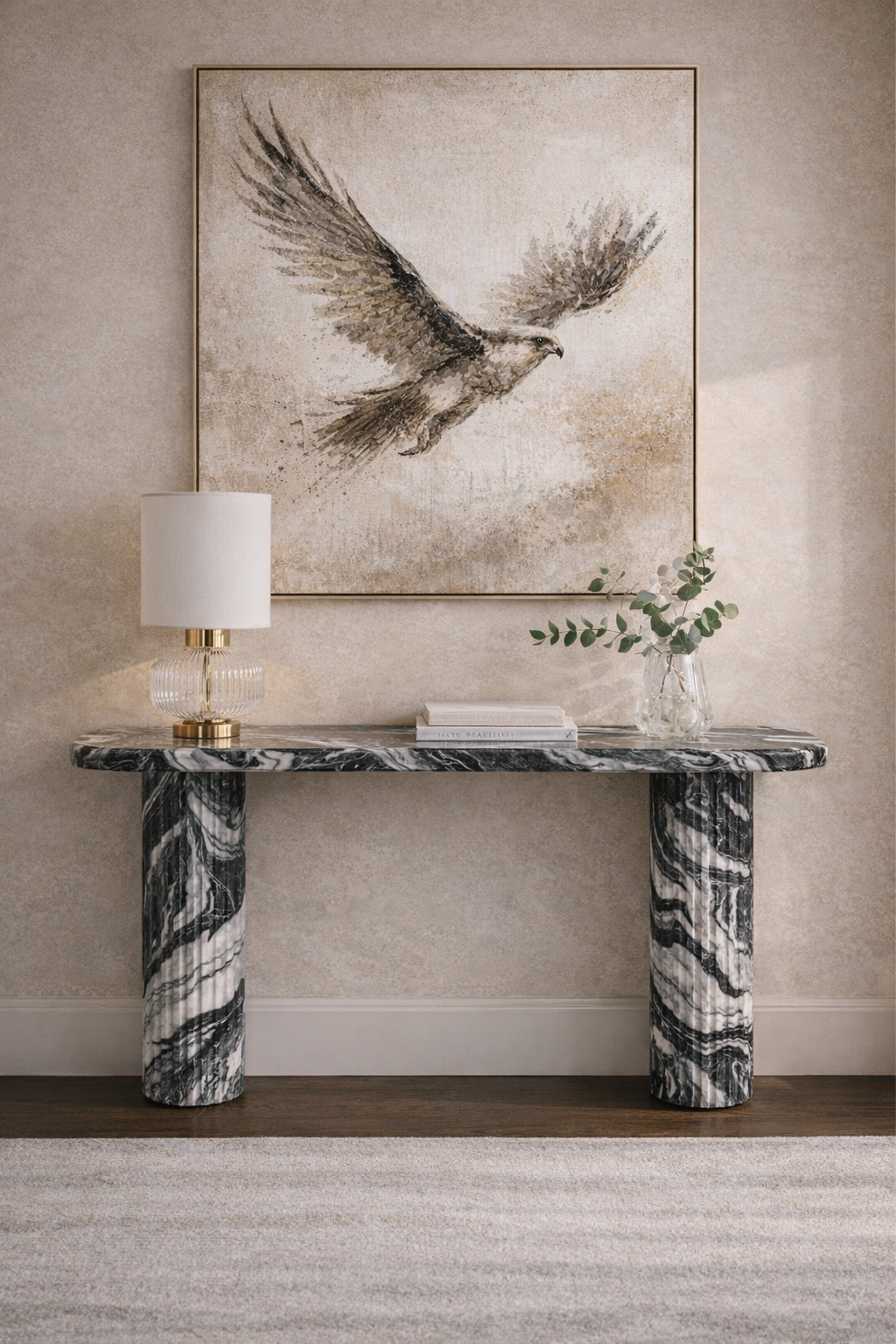 Vertico Fluted Console Table