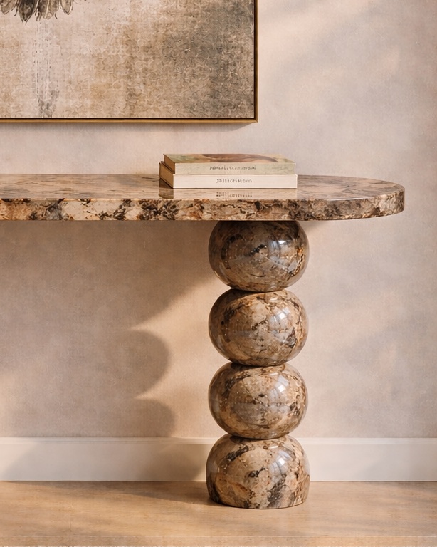 Celestia Sphere Console Table - View 3