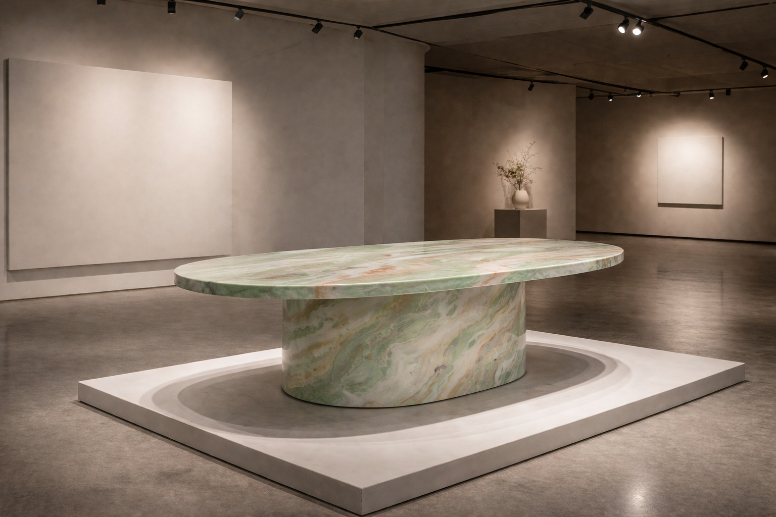 Ellipse Core Stone Table