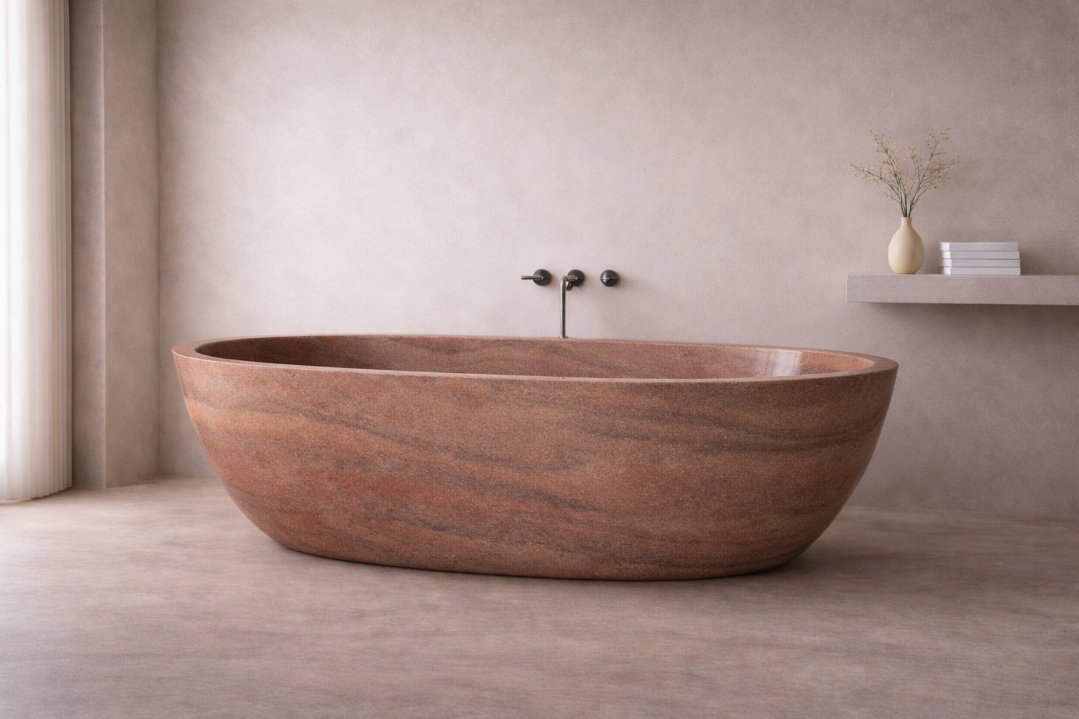Rustica Oval Soaking Bath - View 2