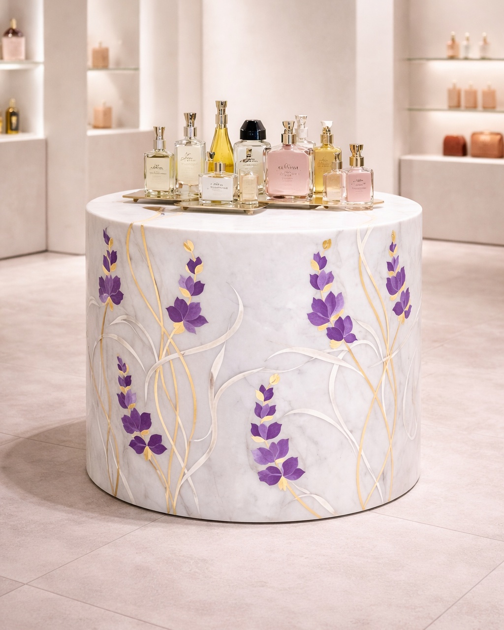 Inlayed Podium - Inlay Flora