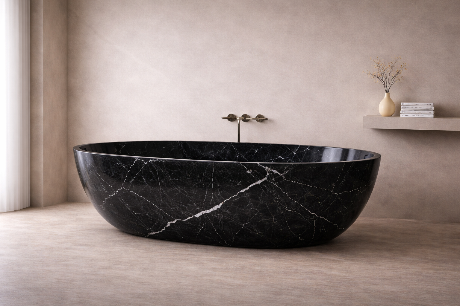 Rustica Oval Soaking Bath - View 2