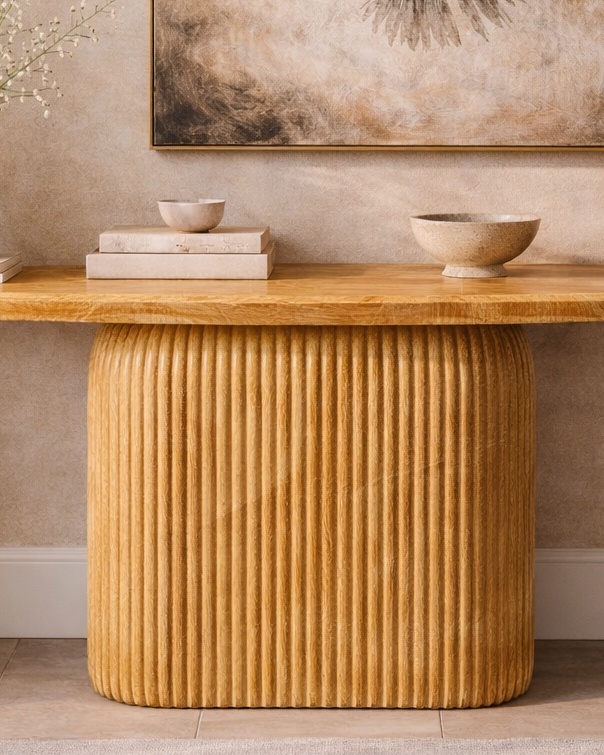 Ebon Crest Console Table - View 2
