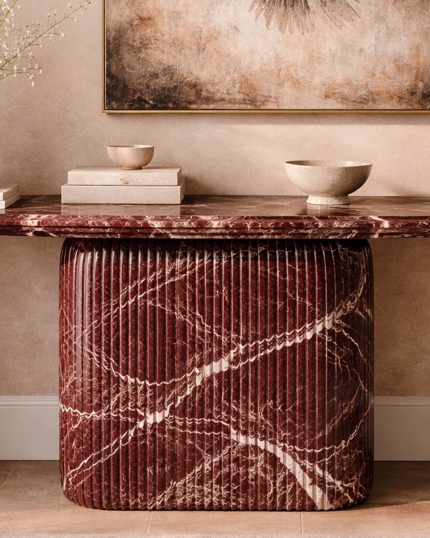 Ebon Crest Console Table - View 2