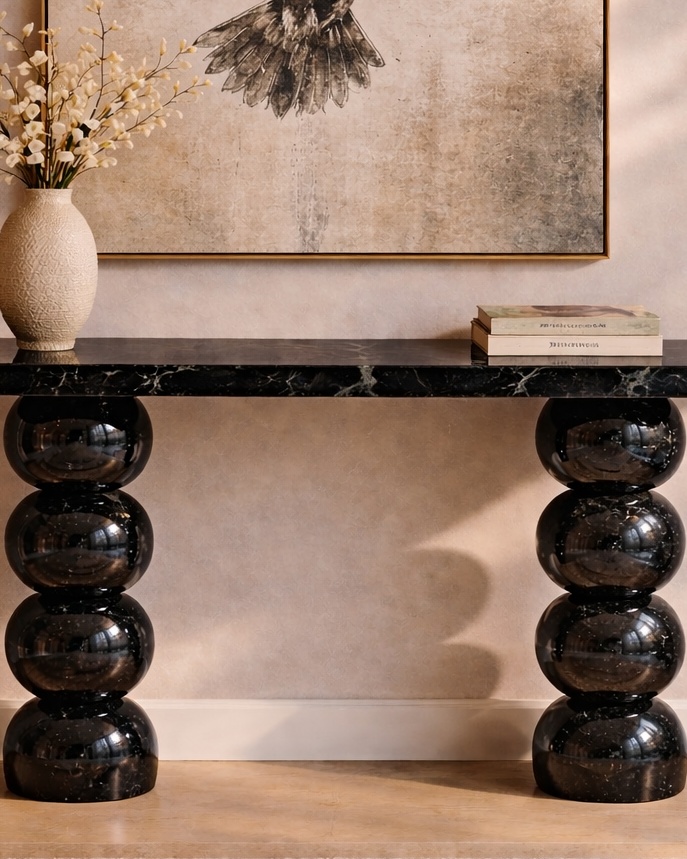 Celestia Sphere Console Table - View 2